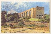 Alfred Sisley L'Aqueduc de Marly oil painting reproduction